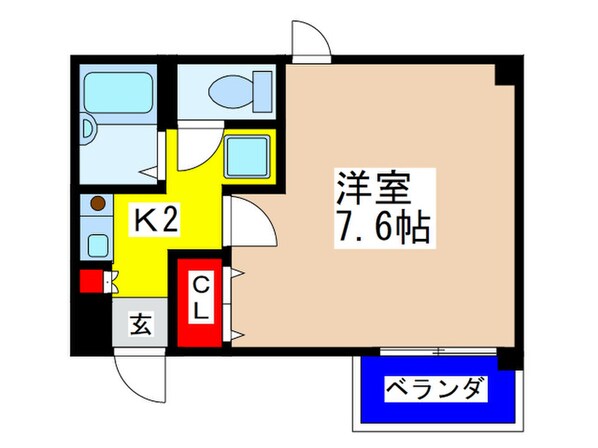 カールトン粲の物件間取画像